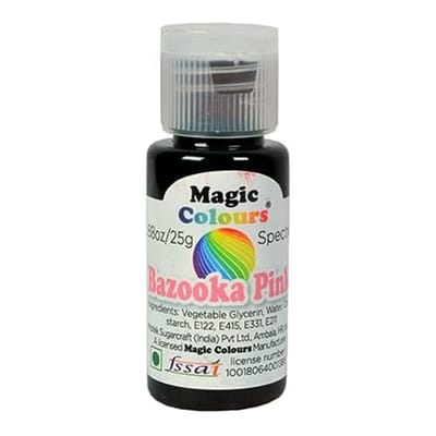 Magic Colours EDible Gel Colors For Baking And Food Coloring For Cake Decoration  (25 Gram)_img_1